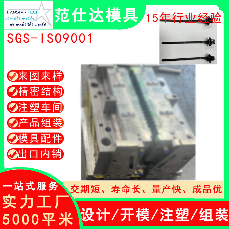 汽車(chē)螺紋頭卡扣線產(chǎn)品模具注塑 精密注塑加工 汽車(chē)配件注塑模具廠家